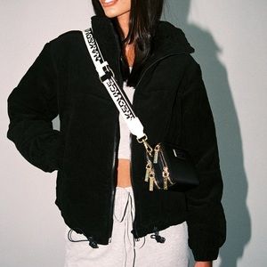 Princess Polly POLLY PUFFER JACKET BLACK